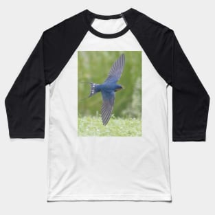 Barn Swallow in Flight Baseball T-Shirt